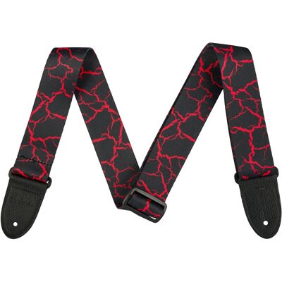 Jackson Poly Strap Red Crackle Jackson Poly Strap Red Crackle