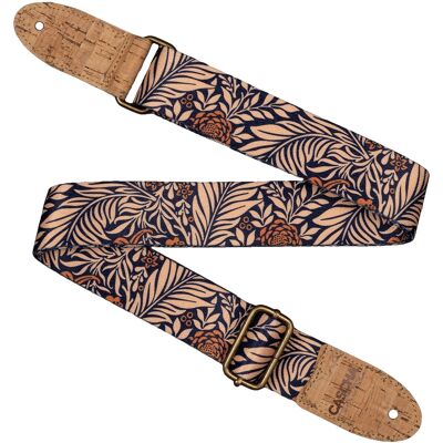 Cascha CUS-VC6 Ukulele Strap Vegan Cork Midnight Jungle Cascha CUS-VC6 Ukulele Strap Vegan Cork Midnight Jungle
