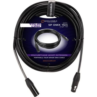 Accu cable Tour Link 5P DMX 15m Accu cable Tour Link 5P DMX 15m