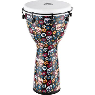 Meinl 12" Alpine Series Synthetic Head Day of the Dead Djembe Meinl 12" Alpine Series Synthetic Head Day of the Dead Djembe