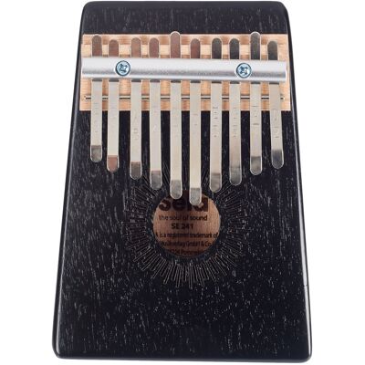 Sela Kalimba Mahogany 10 Black Sela Kalimba Mahogany 10 Black