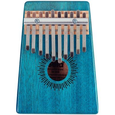 Sela Kalimba Mahogany 10 Blue Sela Kalimba Mahogany 10 Blue