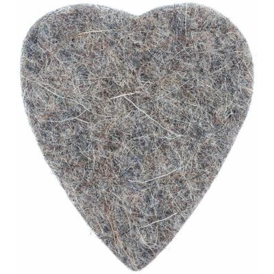 Timber Tones Felt Tones Heart Grey Wool Felt Timber Tones Felt Tones Heart Grey Wool Felt