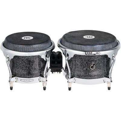 Meinl Artist Series Bongo Diego Galé, REMO® Black Calfskin Skyndeep He Meinl Artist Series Bongo Diego Galé, REMO® Black Calfskin Skyndeep He