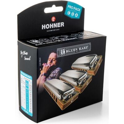 Hohner Blues Harp ProPack (C-, G-, A-major) Hohner Blues Harp ProPack (C-, G-, A-major)