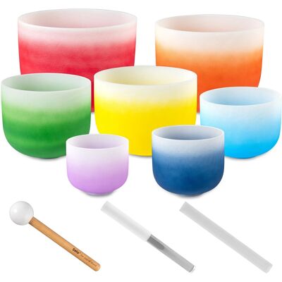 Sela Crystal Singing Bowl Chakra Set 432 Hz Sela Crystal Singing Bowl Chakra Set 432 Hz