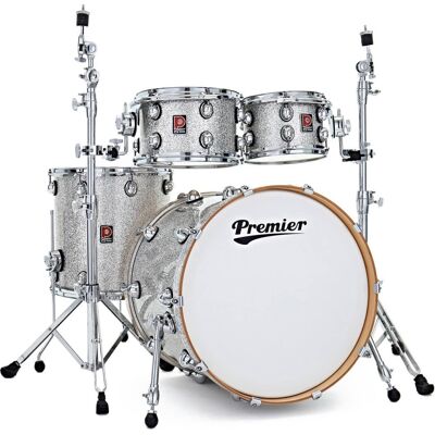 Premier Genista Maple 22" 4pc Shell Pack Silver Sparkle Premier Genista Maple 22" 4pc Shell Pack Silver Sparkle