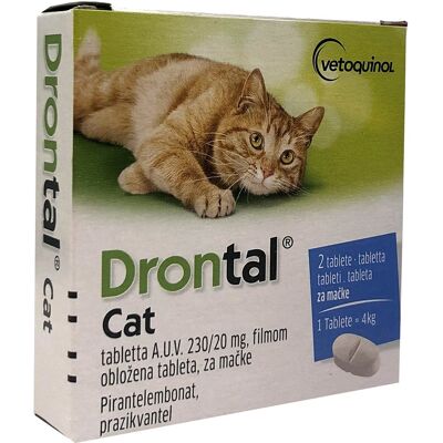 Bayer Drontal® Cat tabletki ad us. vet. 2 tabletki Bayer Drontal® Cat tabletki ad us. vet. 2 tabletki