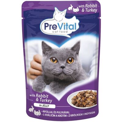 PreVital Mokra karma z królikiem i indykiem - Karma dla zwierząt PreVital Mokra karma z królikiem i indykiem - Karma dla zwierząt