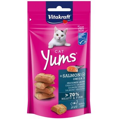 Vitakraft Cat Yums dla kotów z łososiem i Omega-3 40 g Vitakraft Cat Yums dla kotów z łososiem i Omega-3 40 g