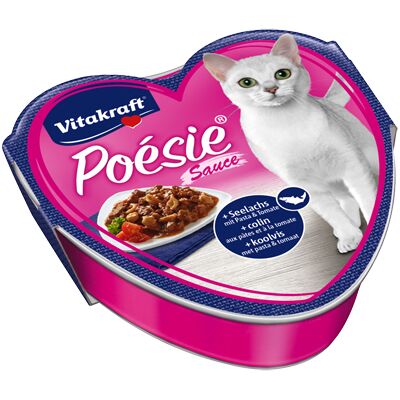 Vitakraft Poésie Sauce z dorszem i pomidorowym makaronem dla kotów 85 g Data ważności: 12.05.2026. Vitakraft Poésie Sauce z dorszem i pomidorowym makaronem dla kotów 85 g Data ważności: 12.05.2026.