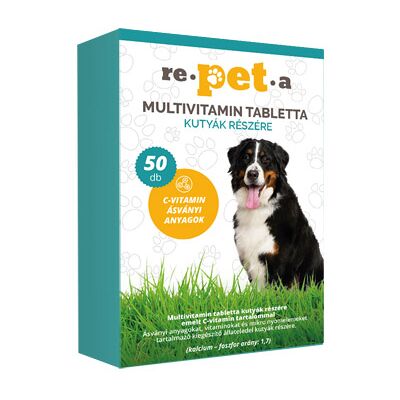 Re-pet-a Repeta multiwitamina tabletka dla psów 50 szt. Re-pet-a Repeta multiwitamina tabletka dla psów 50 szt.