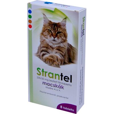 Strantel Plus tabletka dla kotów ad us. vet. 8 szt. Strantel Plus tabletka dla kotów ad us. vet. 8 szt.