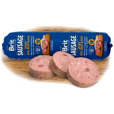 Brit Premium Sausage - kiełbasa dla psa sport beef & fish - 800 g Data ważności: 21.05.2026. Brit Premium Sausage - kiełbasa dla psa sport beef & fish - 800 g Data ważności: 21.05.2026.