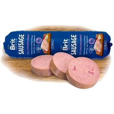 Brit Premium Sausage - kiełbasa dla psa chicken & rabbit - 800 g Brit Premium Sausage - kiełbasa dla psa chicken & rabbit - 800 g