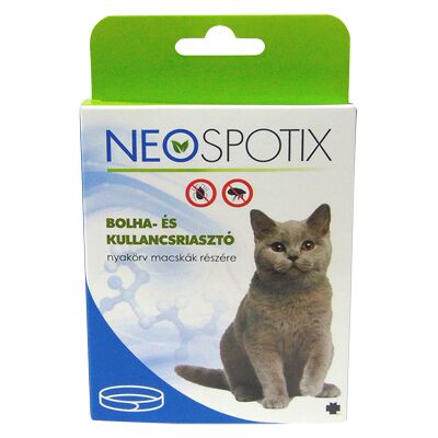 Neospotix obroża odstraszająca pchły i kleszcze dla kotów 43 cm Neospotix obroża odstraszająca pchły i kleszcze dla kotów 43 cm