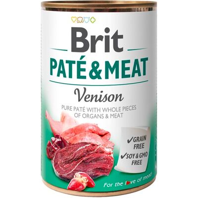 Brit Paté & Meat Venison 400 g Brit Paté & Meat Venison 400 g