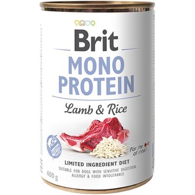 Brit Mono Protein Lamb & Rice 6 x 400 g Brit Mono Protein Lamb & Rice 6 x 400 g