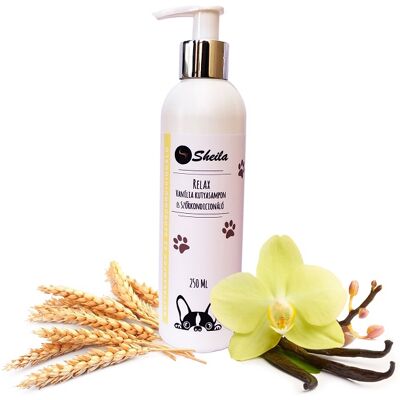 Sheila Relax Wanilia szampon i odżywka dla psów 250 ml Sheila Relax Wanilia szampon i odżywka dla psów 250 ml