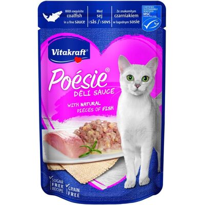 Vitakraft Poésie Déli Sauce dla kotów - Dorsz czarny 85 g Vitakraft Poésie Déli Sauce dla kotów - Dorsz czarny 85 g