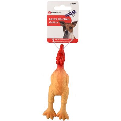 Flamingo Gallina lateksowy kurczak 14 cm Flamingo Gallina lateksowy kurczak 14 cm
