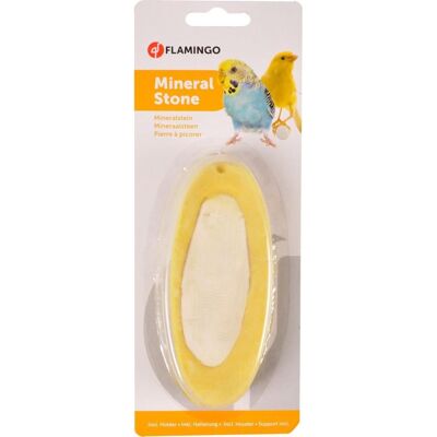 Flamingo kamień mineralny dla ptaków 70 g - banan Flamingo kamień mineralny dla ptaków 70 g - banan