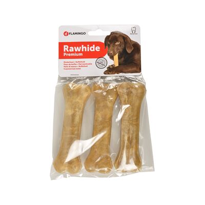 Flamingo Rawhide Premium - kość prasowana 3 szt - 14 cm Flamingo Rawhide Premium - kość prasowana 3 szt - 14 cm
