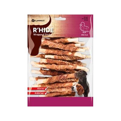 Flamingo R'Hide Wrapped Sticks - kaczka 15 szt - 6 cm Flamingo R'Hide Wrapped Sticks - kaczka 15 szt - 6 cm