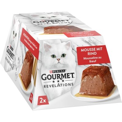Gourmet Revelations mus z sosem dla kota - wołowina 2 x 57 g Gourmet Revelations mus z sosem dla kota - wołowina 2 x 57 g