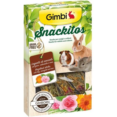 GIMBORN Gimbi Snackitos - Naturalny przysmak dla królików i gryzoni GIMBORN Gimbi Snackitos - Naturalny przysmak dla królików i gryzoni