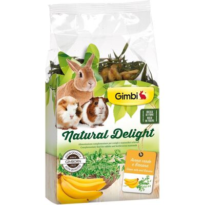 Gimborn Gimbi Natural Delight trawa owsiana i banan 100 g Gimborn Gimbi Natural Delight trawa owsiana i banan 100 g