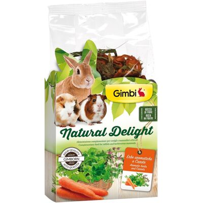 Gimborn Gimbi Natural Delight aromatyczne zioła i marchew 100 g Gimborn Gimbi Natural Delight aromatyczne zioła i marchew 100 g