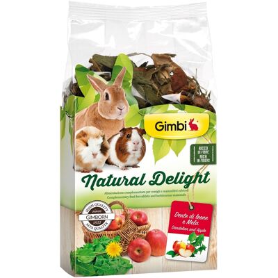 Gimborn Gimbi Natural Delight mniszek lekarski i jabłko 100 g Gimborn Gimbi Natural Delight mniszek lekarski i jabłko 100 g