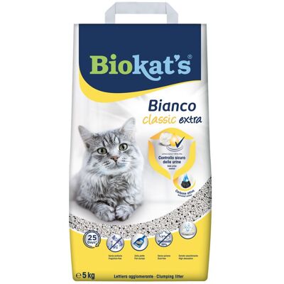 Biokat's Bianco Extra Classic Żwirek 5 kg Biokat's Bianco Extra Classic Żwirek 5 kg