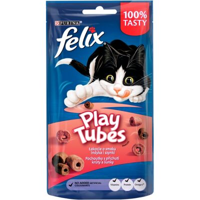 Félix Felix Play Tubes przysmaki Indyk i Szynka 50 g Félix Felix Play Tubes przysmaki Indyk i Szynka 50 g