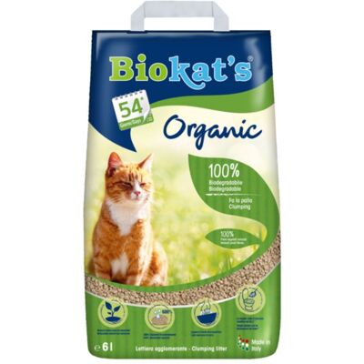 BIOKATS Organiczna Kocia Żwirek 6L - Żwirek dla Kotów BIOKATS Organiczna Kocia Żwirek 6L - Żwirek dla Kotów