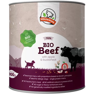 Farkaskonyha BIO wołowina na parze menu dla psów 800 g Farkaskonyha BIO wołowina na parze menu dla psów 800 g