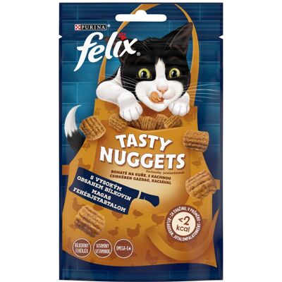Félix Felix Tasty Nuggets przysmaki - kurczak, kaczka 50 g Félix Felix Tasty Nuggets przysmaki - kurczak, kaczka 50 g