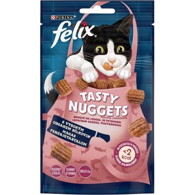 Félix Felix Tasty Nuggets przysmaki - łosoś, pstrąg 50 g Félix Felix Tasty Nuggets przysmaki - łosoś, pstrąg 50 g