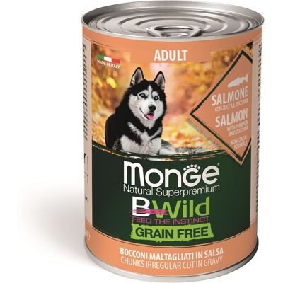 Monge BWild BezZbóż Dorosły Łosoś - Karma dla psów Monge BWild BezZbóż Dorosły Łosoś - Karma dla psów