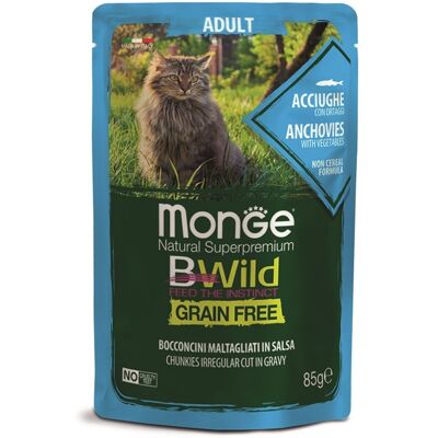 Monge BWild Bezglutenowa Karma dla Kotów z Sardynkami Monge BWild Bezglutenowa Karma dla Kotów z Sardynkami