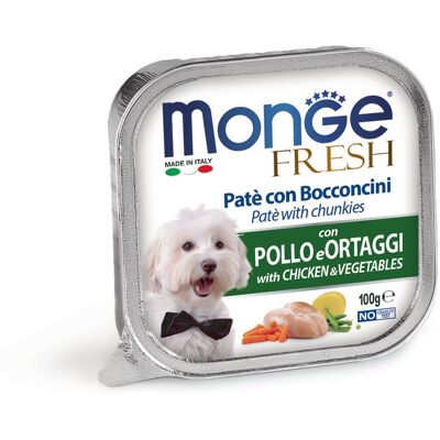 Monge Mokra Karma - Kurczak i Warzywa - 100g Monge Mokra Karma - Kurczak i Warzywa - 100g