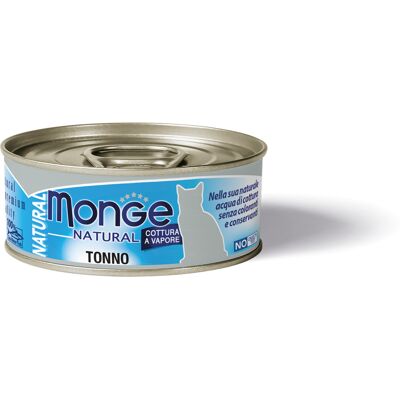 Karma dla kotów Monge Natural Tuńczyk - 80g Karma dla kotów Monge Natural Tuńczyk - 80g