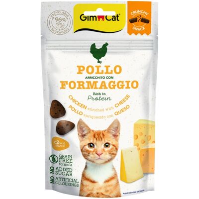 Gimborn GimCat Crunchy Snack przysmaki - kurczak, ser 50 g Gimborn GimCat Crunchy Snack przysmaki - kurczak, ser 50 g