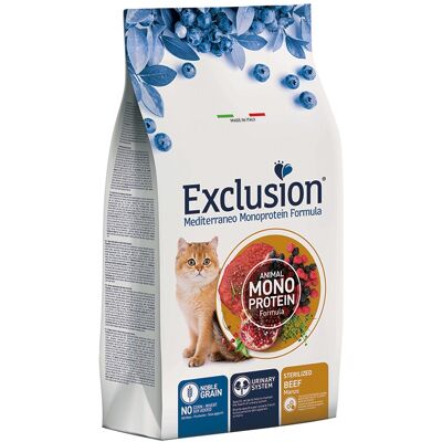Exclusion Śródziemnomorski Monoprotein Dla Dorosłych Kotów - Karma dla Kotów Exclusion Śródziemnomorski Monoprotein Dla Dorosłych Kotów - Karma dla Kotów