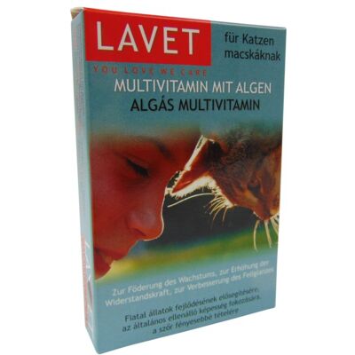Lavet multiwitamina z wodorostem dla kotów 50 szt. Lavet multiwitamina z wodorostem dla kotów 50 szt.