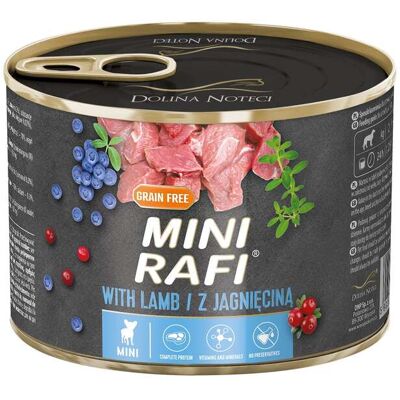Rafi Adult Mini puszka - jagnięcina 185 g Rafi Adult Mini puszka - jagnięcina 185 g