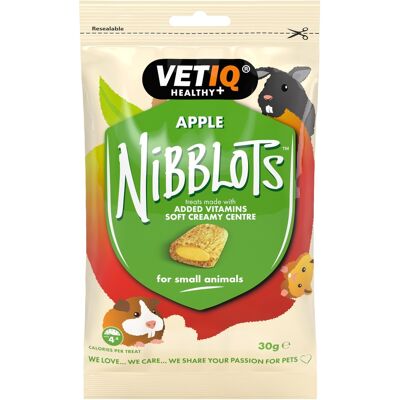 Vetiq Nibblots Healthy+ przysmak dla gryzoni – jabłkowy 30 g Vetiq Nibblots Healthy+ przysmak dla gryzoni – jabłkowy 30 g