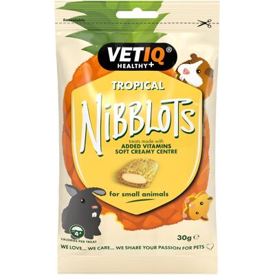 Vetiq Healthy+ Nibblots przysmak dla gryzoni – o smaku owoców tropikalnych 30 g Vetiq Healthy+ Nibblots przysmak dla gryzoni – o smaku owoców tropikalnych 30 g