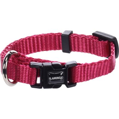 Obroża Nylonowa dla Psy Flamingo Ziggi 10mm 20-35cm Czerwona Obroża Nylonowa dla Psy Flamingo Ziggi 10mm 20-35cm Czerwona